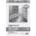 thumbnail image 2 of (2 pack) Bee Paper - 9" x 12" Studio Artist Sketching Pad, Spiral Bound, 200 Sheets, 68 lb. 100 GSM Paper, 2 of 9