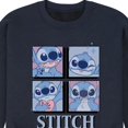 thumbnail image 3 of Disney - Lilo & Stitch - All The Expressions of Stitch - Men's Crew Neck Fleece Pullover, 3 of 5