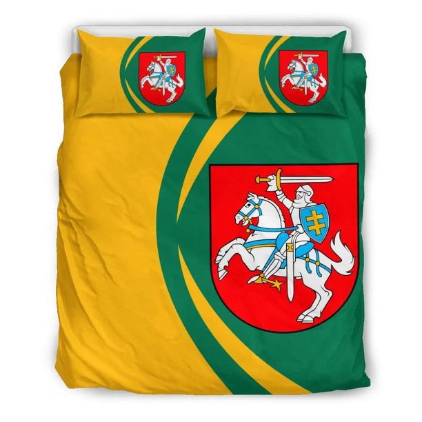 Juego de Cama Bandera de Lituania - Estilo Círculo Rlt6