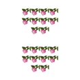 thumbnail image 2 of Ramo de flores artificiales Wosthever 10 piezas Rosa oscuro, 2 of 6