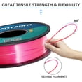 thumbnail image 4 of Filamento para impresora 3D GIANTARM PLA, seda brillante, rosa, 1,75 mm, 4 of 9