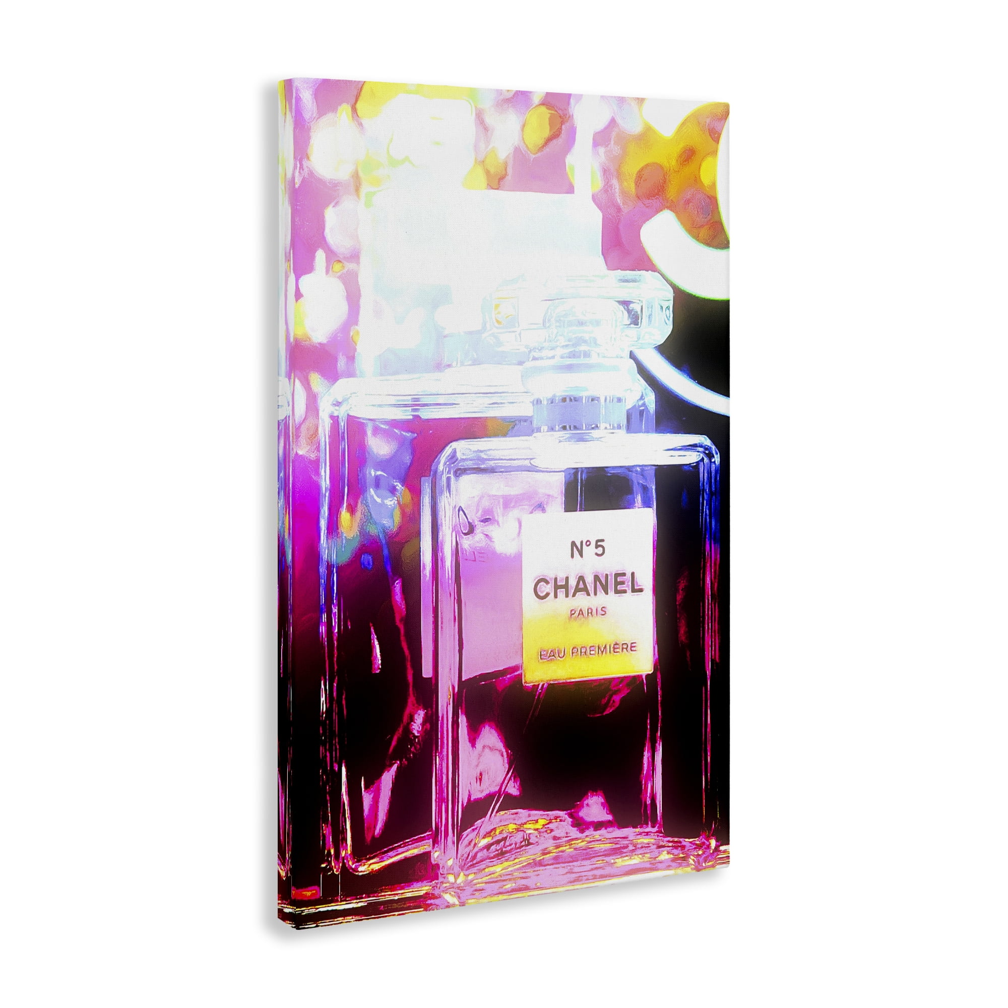 Stupell Industries Pretty In Pink Perfume Fashion Painting Wrapped Canvas Art Print Wall Art, 16 x 24