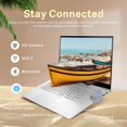 thumbnail image 4 of HP Envy 17.3" FHD Laptop, Intel Core i7-1260P, 16GB RAM, 1TB SSD, Backlit Keyboard, Intel Iris Xe Graphics, Fingerprint Reader, Webcam, Windows 11 Pro, Silver, 32GB Hotface USB Card (Renewed), 4 of 7