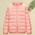 thumbnail image 2 of KAUOD Boys Girls Quilted Puffer Jackets Lightweight Soft Zip up Turtleneck down Coats Kids Winter Padded Warm Outwear, 2 of 4