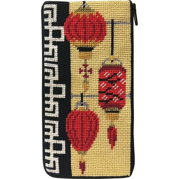 Chinese Lanterns Eyeglass Case