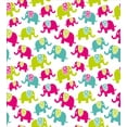 thumbnail image 3 of Ambesonne Animal Cartoon Duvet Cover Set, Joyous, 2-Calking, Green Blue Pink, 3 of 7