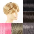 thumbnail image 5 of Men's Wig Black Boys Mid-point Bangs Natural Business Daily Wig for Cosplay, 5 of 5