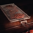 thumbnail image 3 of Tramontina Churrasco BBQ 18-in x 7-in Stainless Steel Flat Wire Grill Basket, 3 of 5