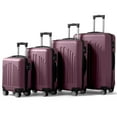thumbnail image 2 of PERUYQ Luggage Set of 4 Hardside Suitcase Sets with TSA Lock 4 Spinner Wheels, ABS Lightweight Trolley Travel Case for Carry On Check-in Business Trip, (16/20/24/28), 2 of 23