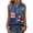 Dark Blue, variant on Women 250th Anniversary Usa Shirt National Flag Print Sleeveless Shirts Patriotic Tee