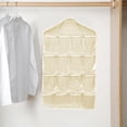 thumbnail image 4 of opvise Hanging Storage Bag 16 Pockets Space Saving Polyester Behind Door Underwear Hanging Bag C, 4 of 8