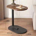 thumbnail image 4 of C-Shaped End Table Small Side Table for Couch Sofa Table with Metal Frame for Living Room, Bedroom, Bedside, 4 of 5