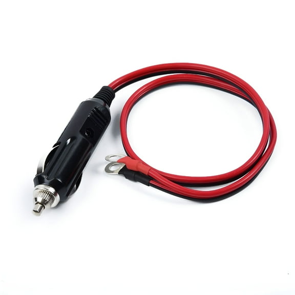 GJX 12 Volts Heavy Duty 15A Male Plug Cigarette Lighter Adapter Power Supply Cord