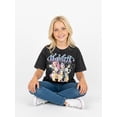 thumbnail image 5 of K Pop Demon Hunters Girl’s Boxy Mineral Washed Halloween Crewneck Tee with Short Sleeves, Sizes 4-16, 5 of 8