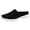 Black, variant on Womens Mens Breathable Mesh Walking Mules Comfortable Indoor Outdoor Flat Shoes Open Back Knit Slip on Summer Sneakers Pink 7