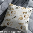 thumbnail image 2 of Homewish Lion Fox Zebra Fabric by the Yard 2 Yards, Kawaii Zoo Animal Sewing Fabric, Kawaii Cute Cartoon Fabric for Sewing, Microfiber Bedroom Decor, 2 of 6
