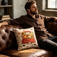 thumbnail image 2 of Btomtd Pumpkin Pillow Covers 18 x 18 for Thanksgiving, Fall Decorative Pillow Cases, Soft Couch Cushion Covers for Sofa Bedroom, C, 2 of 7
