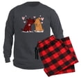 thumbnail image 5 of CafePress - Love Dogs - Men's Long Sleeve Charcoal Pajama Set, 5 of 7