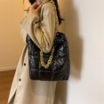 thumbnail image 4 of Bolso Hombro Con Cadena para Mujer Bolso Mano Acolchado Bolsos Compras (negro), 4 of 7