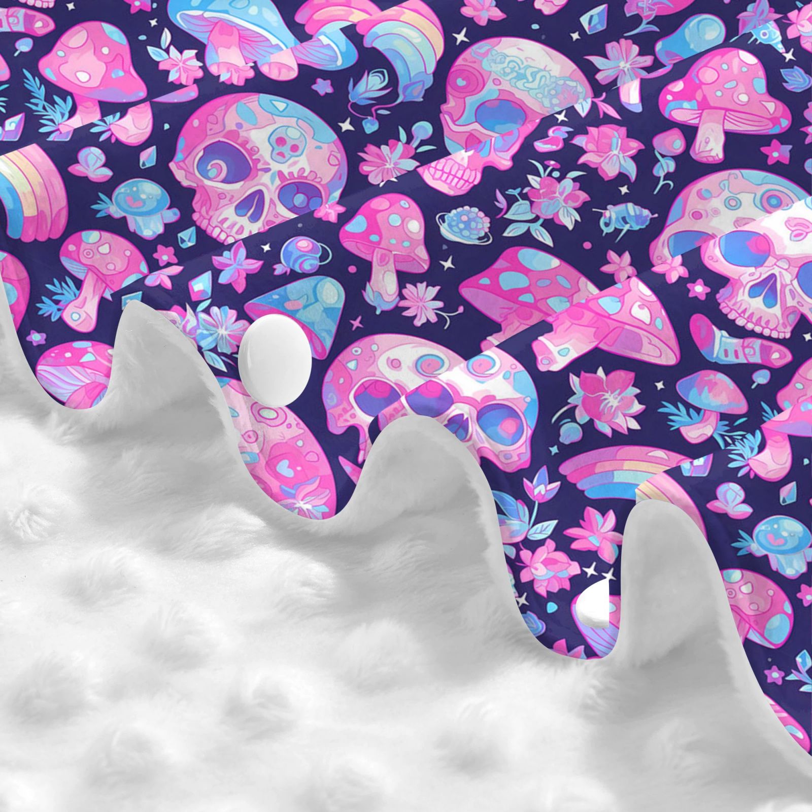 Car Seat Cover Baby - pink Skull rainbow mushroom Breathable Infant Car Seat Cover for Baby Carseat, Lightweight Comfort Baby Essentials Must Haves Newborn Stuff for Girl Boy