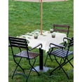 thumbnail image 4 of Fsddascl Country Green Leaves Outdoor Tablecloth - 60x60 Inch Square Dining Table Cover, Country Pastoral Vines Plants Waterproof Outdoor Table Cloth with Umbrella Hole & Zipper for Picnic/Patio, 4 of 7