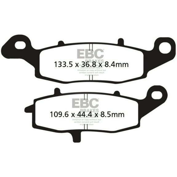 EBC FA231HH Brakes Double-H (2) Sintered Pads to Fit Rear Left