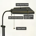 thumbnail image 2 of Kira Home Prescott 58" Adjustable Standing Pharmacy Floor Lamp, Includes 6W LED Bulb, Pivot Head for Hobby/Precise Task, 2 of 8