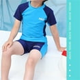 thumbnail image 7 of YunPes Children's Swimming Swimsuit Summer Children's Swimsuit Short Sleeved Split Swimsuit Swim Suits Toddlers, 7 of 7