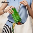 thumbnail image 4 of Sidagar 22oz Tritan Sports Water Bottle with Straw & Strap, Leak-Resistant Travel Cup, Green, 4 of 9
