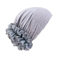 thumbnail image 3 of Lace Turban Beanie Hat for Women Sleeping Cap Night Head Covering Wrap, 3 of 5