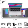 thumbnail image 2 of World Flag Map Mouse Pad (31.5x11.8 in) Extended Gaming Mousepad Non-Slip Rubber Base Desk mat for Desktop with Stitched Edges Computer mat for Desk XL, 2 of 5