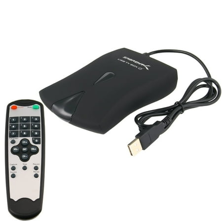 Sabrent TV Tuner/Video Capture/DVR/DVD Maker USB 2.0 Box with Remote Control (Analog NTSC)