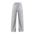 thumbnail image 7 of Outfmvch Wide Leg Pants Woman Sweatpants Women Baleaf Pants Women Track Pants Women Travel Pants Women Palazzo Pants for Women Gray 1 2xl, 7 of 7