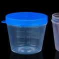 SEXAGESIMO 5 Disposable Urine Cups with Scale & Lid for Sample