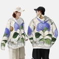 thumbnail image 4 of Fotbe Vintage Flower Chaqueta con Protección Solar UPF 50+ para Hombre y Mujer, Camisa con Capucha y Bolsillos-XX-Large, 4 of 7