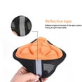 thumbnail image 5 of Cheers.US Seat Cushion Cover Extra Soft 3D Reflective Silicone Protective Breathable Bicycle Saddle Cover Adjuster for Road Bike, Mountain Bike MTB Bike for Outdoor Cycling, 5 of 7
