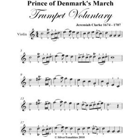 - Prince of Denmark’s March Trumpet Voluntary Easy Violin Sheet Music - eBook