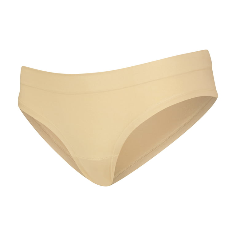 Shhh Women's Seamless Washable Incontinence Underwear, Nude, Small