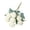 #-【White】| Diy Floral Supplies, variant on Artificial Rose Flowers Bouquet - Realistic Fake Roses with Stems and Leaves, Silk Petals for Wedding Centerpieces and Home Decor, Red, JKODE