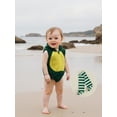 thumbnail image 6 of Cjfdfy Newborn Baby Boy Girl Halloween Animal Costume Infant Baby Fox Puppy Dog Frog Poached Egg Costume Fall Winter Sleeveless Hooded Zipper Romper Leg Warmers Set Toddler Halloween Cosplay Outfits, 6 of 9