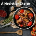 thumbnail image 2 of Oatofp Non Stick Frying Pans With Lid 12 Inch Hybrid Frying Pans Nonstick Non Stick Stainless Steel Skillets Dishwasher And Oven-Safe Chef Pan Induction Compatible Cooking Pan Pfoa Free Cookware, 2 of 5