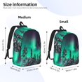 thumbnail image 2 of Disketp Northern Lights 2 Mochila de Lona Estampada, Mochila Escolar de Viaje Ligera para Estudiantes y Portátil-Medium, 2 of 5