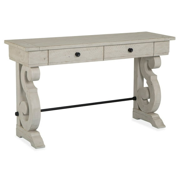 Magnussen Home Bronwyn Alabaster Rectangular Sofa Table