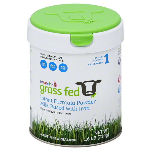 Munchkin Grass Fed Infant Formula Powder- Milk Based with ...