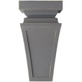 thumbnail image 2 of Ekena Millwork 6"W x 6 3/4"D x 12"H Large Nevio Wood Vintage Decor Corbel, Pebble Grey, 2 of 6