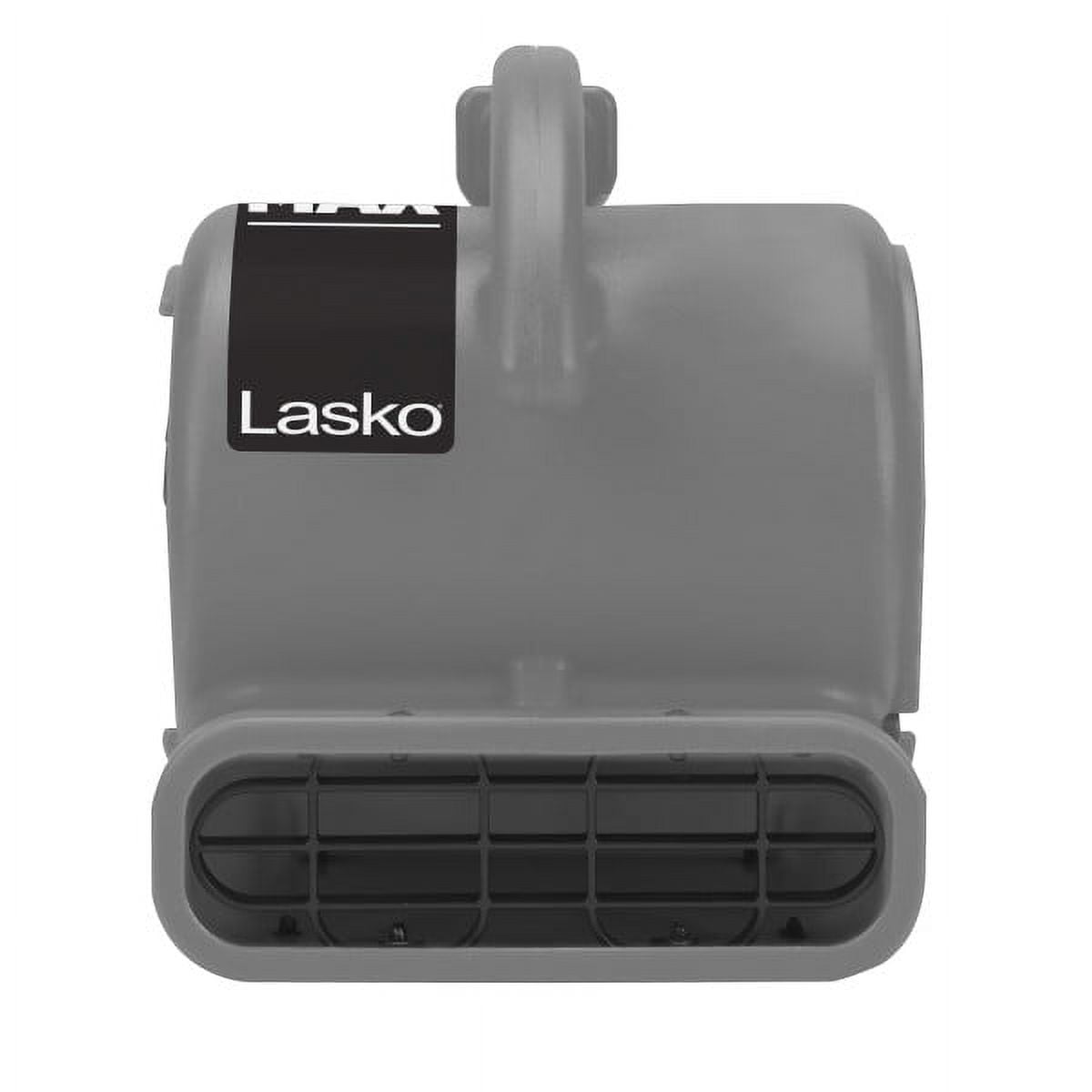 Lasko Super Fan Max 3-Speed Accessory Outlets Air Mover Blower Fan SF-20-G, Gray, New