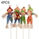 thumbnail image 1 of Espantapájaros De Pie, Adorno De Espantapájaros De Jardín De Otoño Para Decoración De Halloween, Decoración De Bar De Centro Comercial 4 Uds. Vogacara HA032251-00, 1 of 6