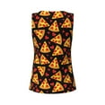 thumbnail image 6 of Goofa Cartoon Pizza Printed Womens Workout Tops for Women Sleeveless Yoga Shirts Athletic Running Tank Tops Sleeveless Gym Clothes Workout Apparel-Medium, 6 of 9