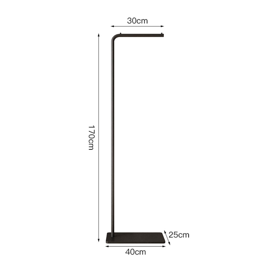 Metal Coat Rack with Storage Shelf, Sturdy Freestanding Clothes Hanger for Entryway & Office Use