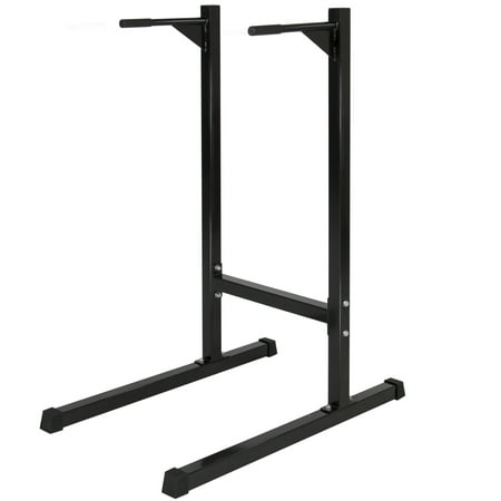 Best Choice Products Freestanding Deluxe Dip Station Stand for Chest, Shoulders, Deltoids, Triceps, Home Gym Workouts & Exercise w/ 500lb Weight Capacity - (Best Tricep Exercises For Definition)